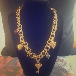 Dolce and Gabbana Gold Charm Necklace